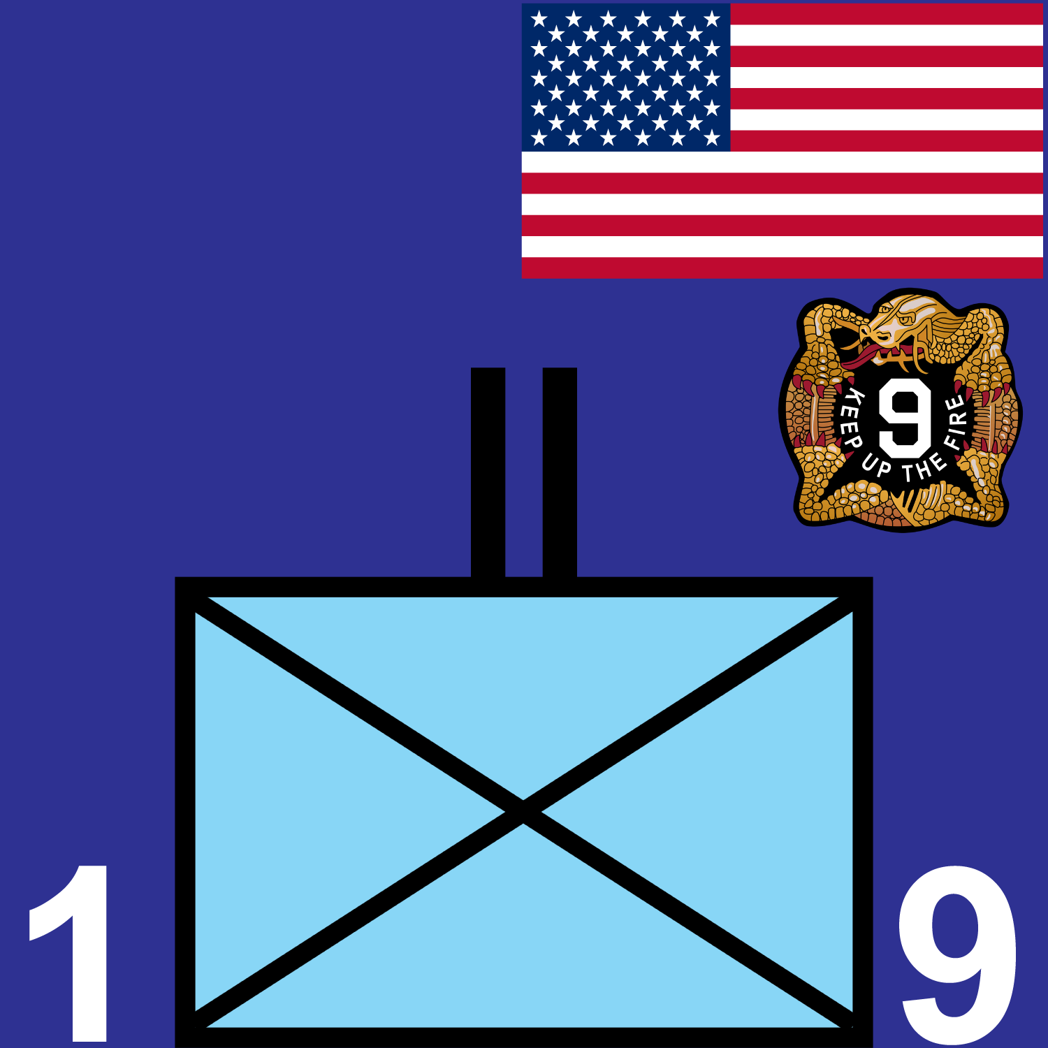 1st Battalion, 9th Infantry Regiment icon